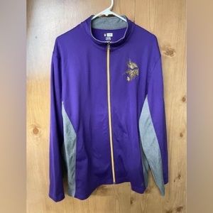 Men’s Large NFL Minnesota Vikings Full-Zip Sweatshirt
